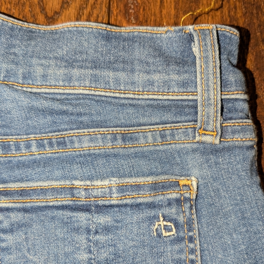 Rag & bone Skinny Jeans with Strecth in Aberdeen Blue - Picture 6 of 8